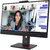 Lenovo ThinkVision T27QD-4v Monitor (64B8UAT1EU) - 27" QHD (2560x1440), IPS, Kamera, 16:9, 1500:1, 350cd/m2, 4ms, VESA, RJ45, HDMI, DisplayPort, 3 év garancia, Fekete színben